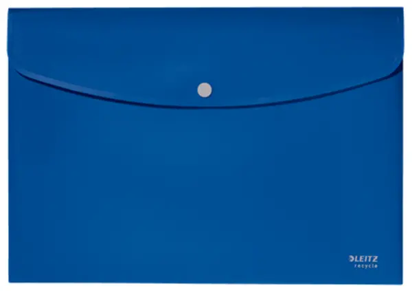 Image of Leitz Leitz Recycle Document Wallet Plastic A4 Blue (Pack of 10) 46780035 46780035