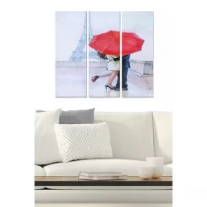 Image of MDF251901034 Multicolor Decorative MDF Painting (3 Pieces)