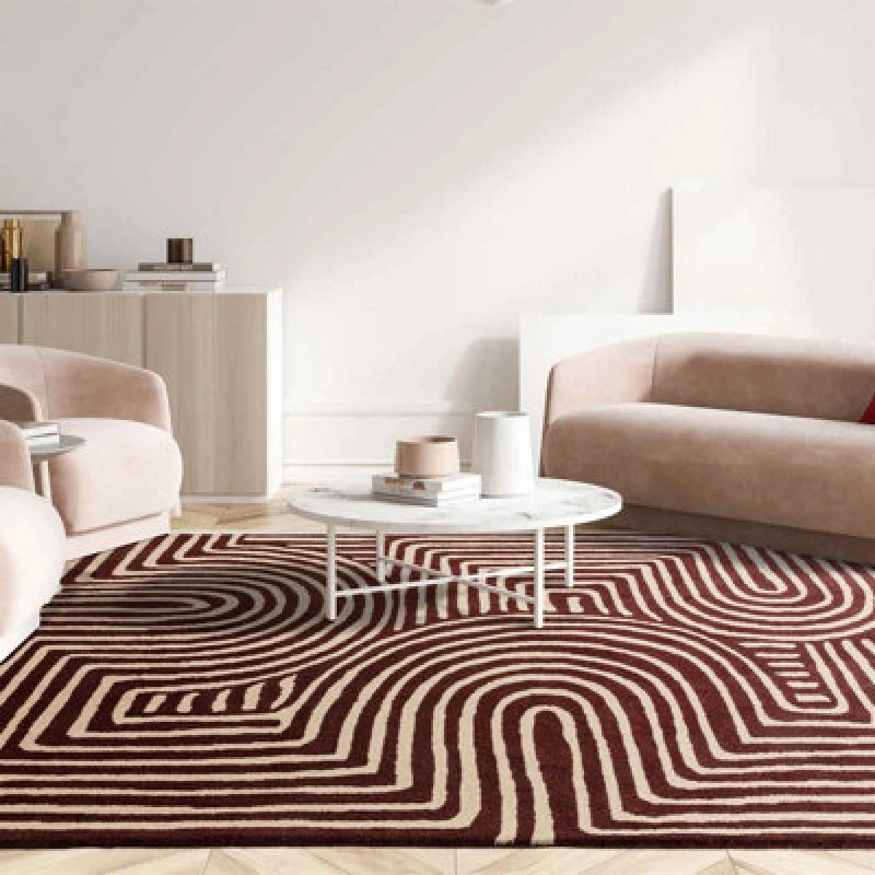 Image of Asiatic Reef Rug 200X290Cm Rf29 Curve Plum, Purple REEF2002900029