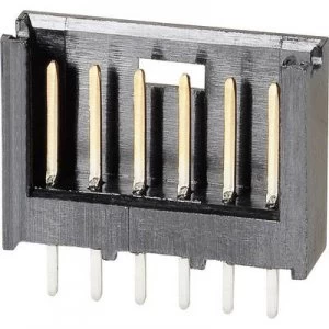 Image of TE Connectivity 280372 2 Pin strip standard AMPMODU MOD II Total number of pins 6 Contact spacing 2.54mm