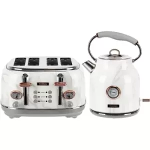 Image of Tower AOBUNDLE002 1.7L Traditional Kettle and 4 Slice Toaster Set
