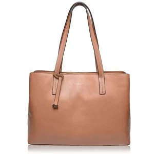 Image of Radley Dukes Place Large Open Top Work Bag - Dark Butter