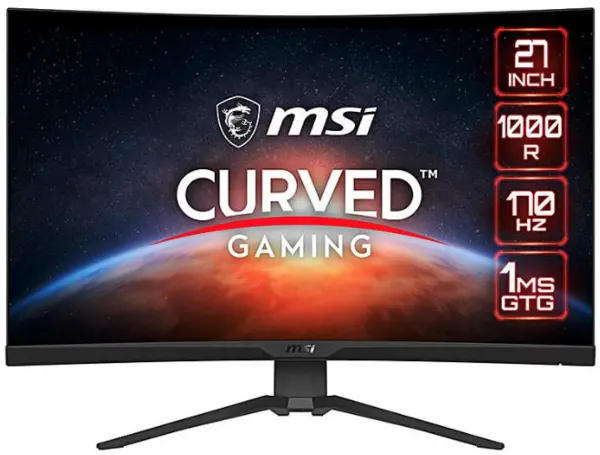 Image of MSI MAG 27" 275CQRF-QD Quad HD Curved LED Gaming Monitor