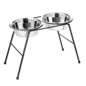 Image of Classic Pet Products Dog High Stand Double Feeder 2 x 2500ml Dish
