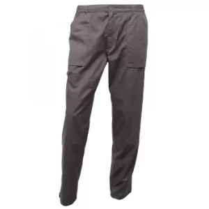 Image of Regatta Mens Workwear Action Trouser (Water Repellent) (28 Regular) (Dark Grey)