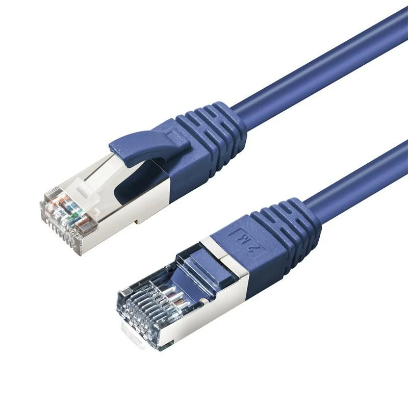 Image of Microconnect MC-SFTP6A02B networking cable Blue 2m Cat6a S/FTP (S-STP