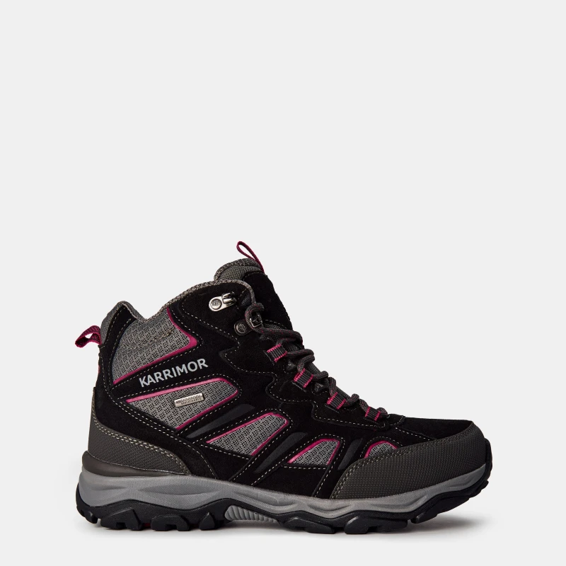 Image of Karrimor Mount Waterproof Walking Boots Womens Black/Pink female 3 (36)