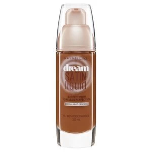 Image of Maybelline Dream Satin Liquid Foundation 72 Cocoa Beige 30ml