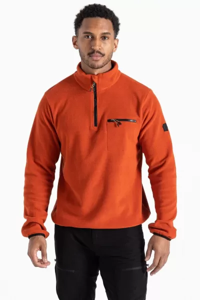 Image of Dare 2b Half-Zip 'Affinity' Fleece Burnt Orange