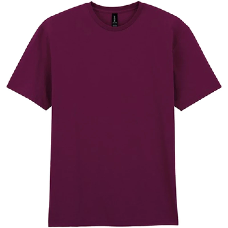 Image of Gildan Mens Cotton Lightweight T-Shirt in Maroon Size: XS Maroon Male XS