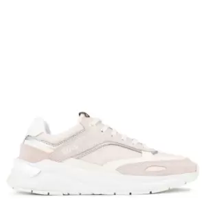 Image of Boss Skylar Mixed Material Trainers - Pink