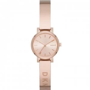 Image of DKNY Soho Round Rose Gold Watch - ROSE GOLD