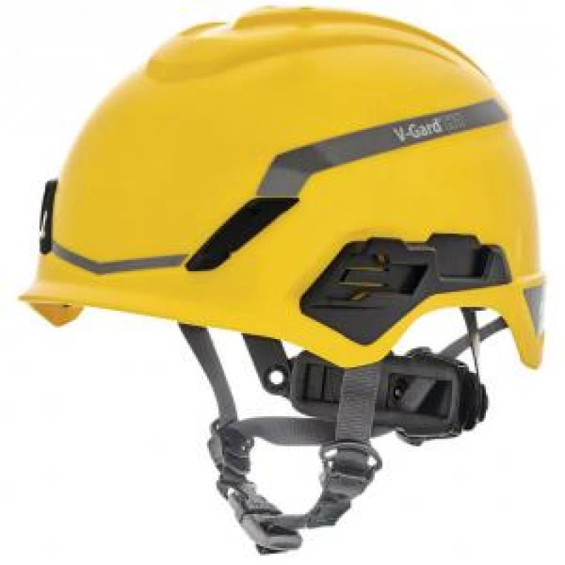 Image of V-GARD MSA V-Gard H1 Non Vented Helmet Yellow MSA10194795