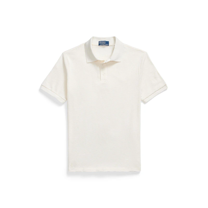 Image of Polo Ralph Lauren Polo Polo SS Knt Pol Clubhouse Cream male S