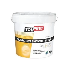 Image of Toupret Decorator's Skimcoat Filler 10kg