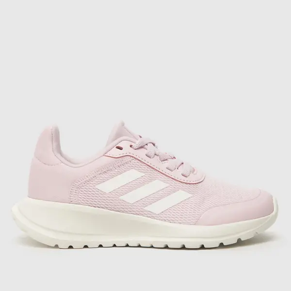 Image of adidas pale pink tensaur run 2.0 Girls Junior trainers Pale Pink UK 11 (EU 29)