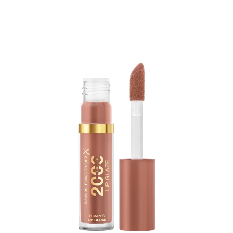 Image of Max Factor 2000 Calorie Lip Glaze Full Shine Tinted Lip Gloss 4.4ml (Various Shades) - 150 Caramel Swish
