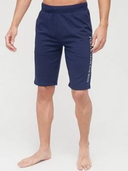 Image of Polo Ralph Lauren Side Logo Lounge Shorts - Cruise Navy