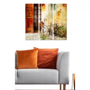 Image of MDF68821 Multicolor Decorative MDF Painting (3 Pieces)