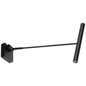 Image of Lucide WYGO - Wall Light - LED Dim. - 1x5W 2700K - Black
