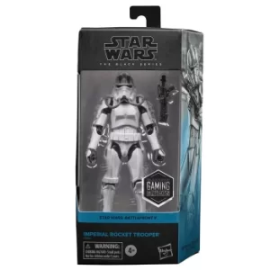 Image of Hasbro Star Wars The Black Series Gaming Greats Imperial Rocket Trooper Action Figure