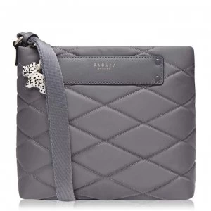 Image of Radley Charleston medium crossbody pocket compartment - Charcoal