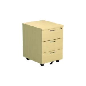 Image of Jemini Maple 3 Drawer Mobile Pedestal KF72086