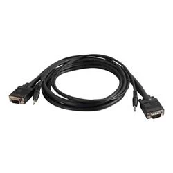 Image of C2G 1m HD15 UXGA + 3.5mm Audio M/M Monitor Cable