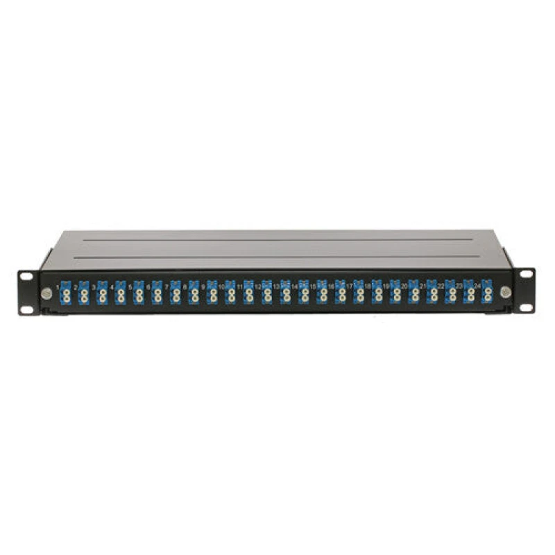 Image of Cablenet Cablenet Loaded Fibre Patch Panel OS2 48 Fibre - 24 x LC Duplex XXFLPP48LC9