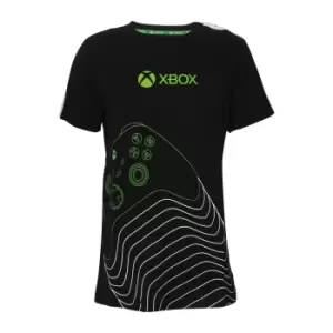 Image of Xbox Childrens/Kids Controller T-Shirt (5-6 Years) (Black)