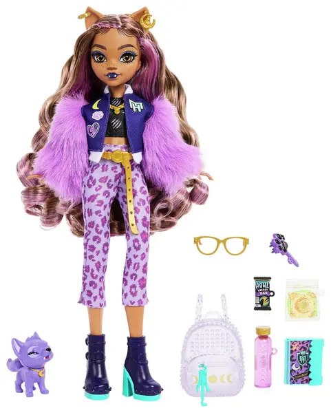Image of Monster High Clawdeen Wolf Fashion Doll & Accessories
