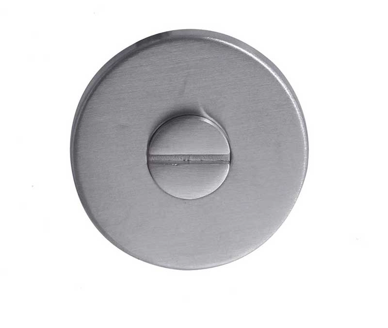 Image of LocksOnline Stainless Steel Bathroom Door Lock Set Cover - No Indicator