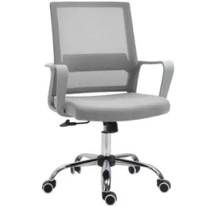Image of Vinsetto Mesh Office Chair Desk Chair With Swivel Seat Adjustable Height Grey