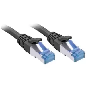 Image of LINDY 47415 RJ45 Network cable, patch cable CAT 6A S/FTP 3m Black
