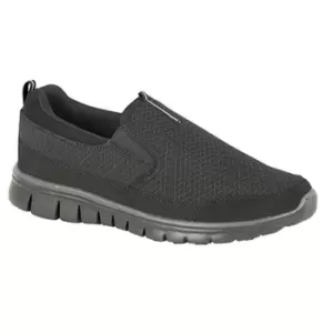 Image of Dek Superlight Adults/Unisex Neptune Slip On Trainers (4 UK) (Black)