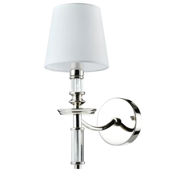 Image of Siena Wall Lamp With Shade Nickel, E14