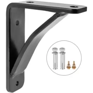 Image of Heavy Duty Shelf Brackets 4x5x1.5" Floating Shelf Supporter Wall Mount 2 Pack