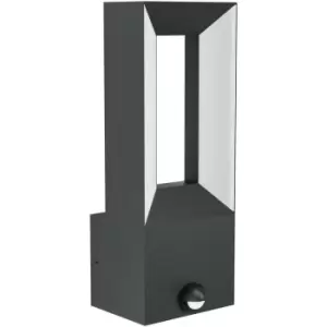 Image of Riforano LED 2 Lamp Outdoor Modern Wall Light Black IP44 - Eglo