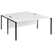 Image of Dams International Wave Desk MB16WBKWH 1,600 x 2,000 x 725 mm