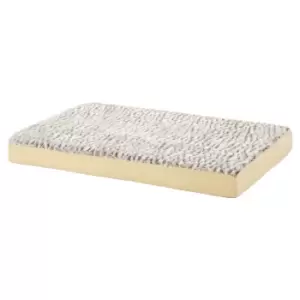 Image of Bunty Ultra Soft Fur Washable Dog Pet Mattress - Cream - Small