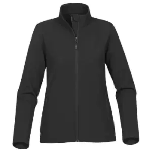 Image of Stormtech Womens/Ladies Orbiter Soft Shell Jacket (S) (Black/Carbon)