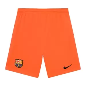 Image of 2021-2022 Barcelona Home Goalkeeper Shorts (Orange)