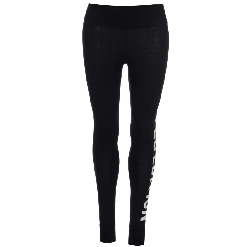 Image of Golddigga Large Logo Leggings Ladies - Black 6