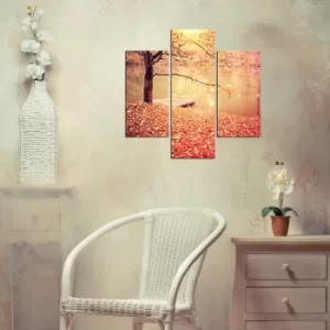 Image of 3MDF-062 Multicolor Decorative MDF Painting (3 Pieces)