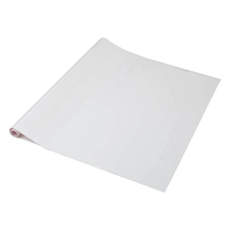 Image of D-C-Fix Glossy White Self Adhesive Vinyl Wrap Film Size: 675mm x 15000mm White Unisex 675mm x 15000mm