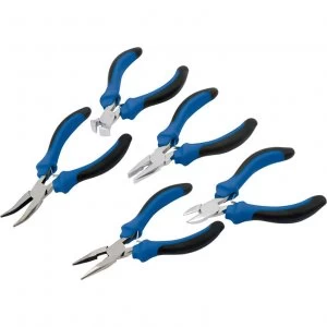 Image of Draper 5 Piece Soft Grip Mini Plier Set