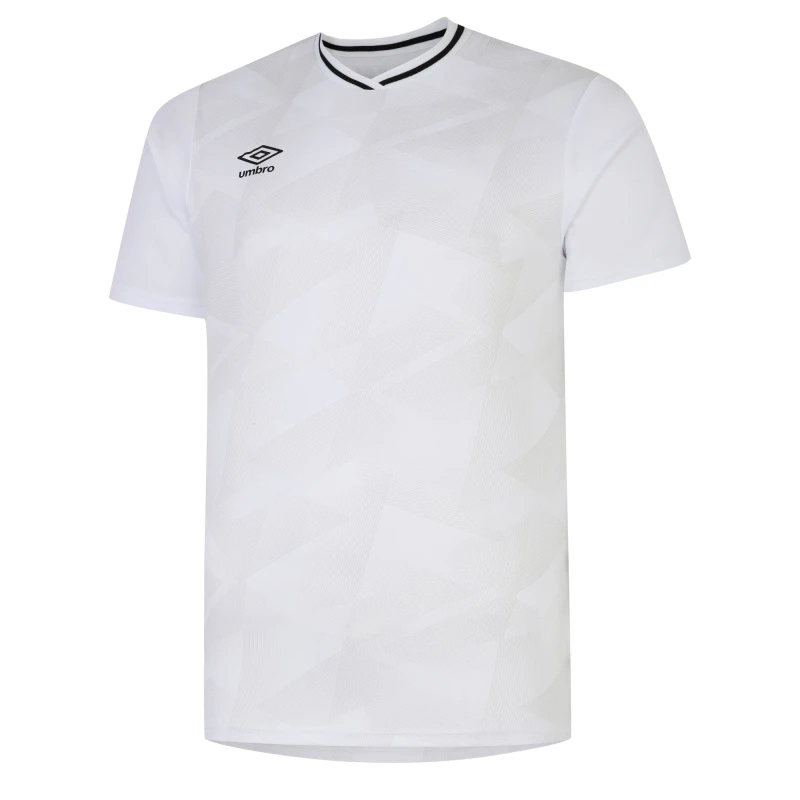Image of Umbro Triassic Short-Sleeved Jersey in Off-White Size: 11-12 Years Off-White Unisex 11-12 Years