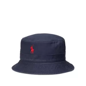 Image of Polo Player Bucket Hat in Cotton