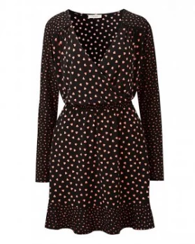 Image of Oasis Curve Patched Heart Sheere Dress