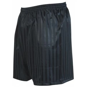 Image of Precision Striped Continental Football Shorts 42-44" Black